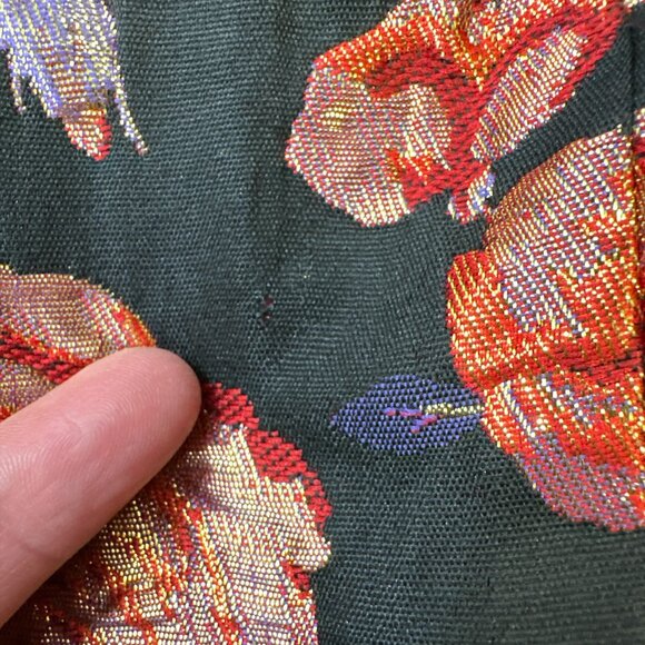 Mac Duggal Strapless Bustier Dress Floral Print Sz 2 Cocktail Elegant - Picture 9 of 13